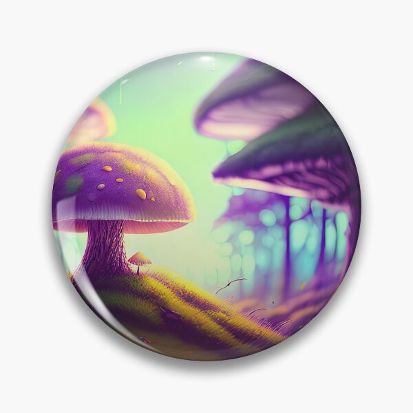 Artikelvorschau, Majestic Mushroom Biome Design Ästhetisches Design - Traumhafte Pilze B entworfen und verkauft von DonutShirts.