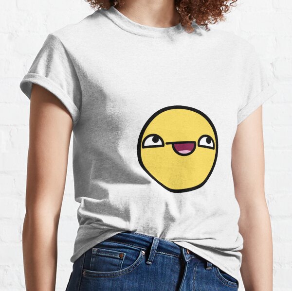 Derp Face T Shirts Redbubble - merkmusic derp face roblox