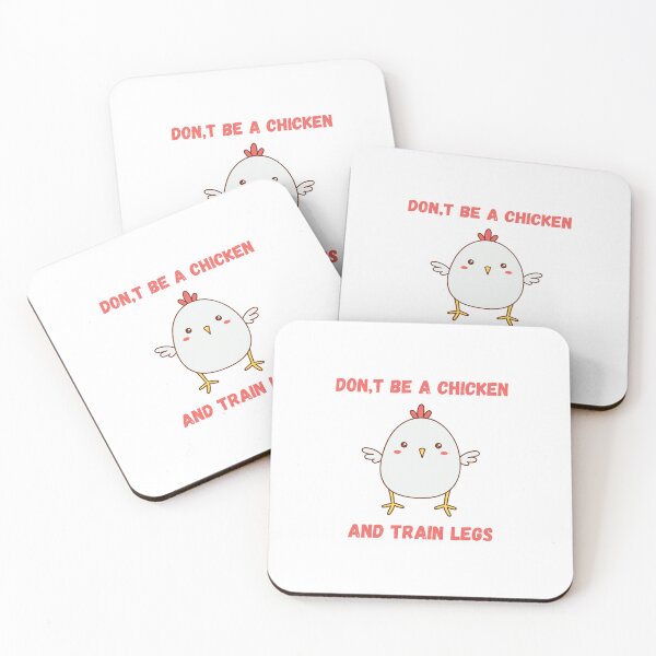 Item preview, Don't be a chicken and train legs designed and sold by TomFitCL.