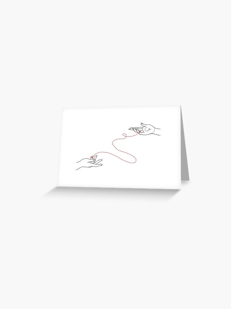 Invisible string Greeting Card for Sale by kelthai