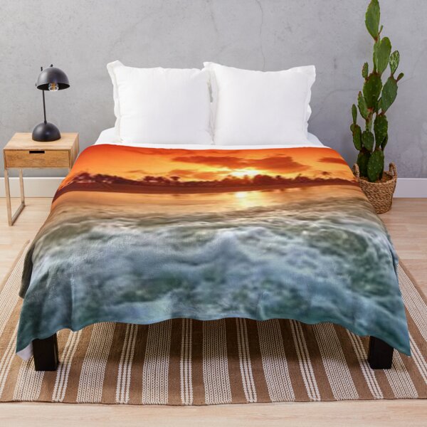 Item preview, Beach Sunset Golden Sky Clouds designed and sold by artistworks512.