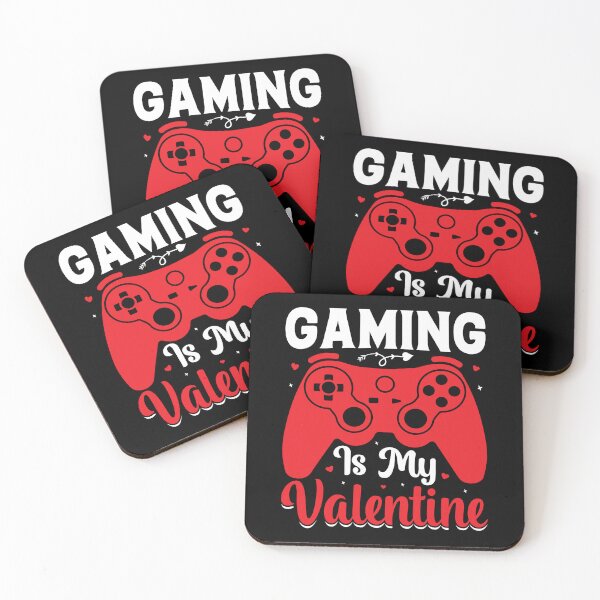 Item preview, Gaming is My Valentine - Cute Valentine's Day Design for Game Lovers by FanityPrints designed and sold by FanityPrints.