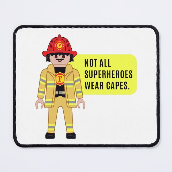 Item preview, Fireman Superhero Funny Saying designed and sold by BlueSkyTheory.
