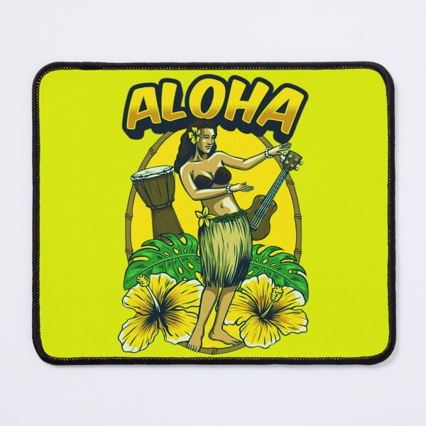 Item preview, cute hawaiian girl dancing hula designed and sold by Pukon87 shop.
