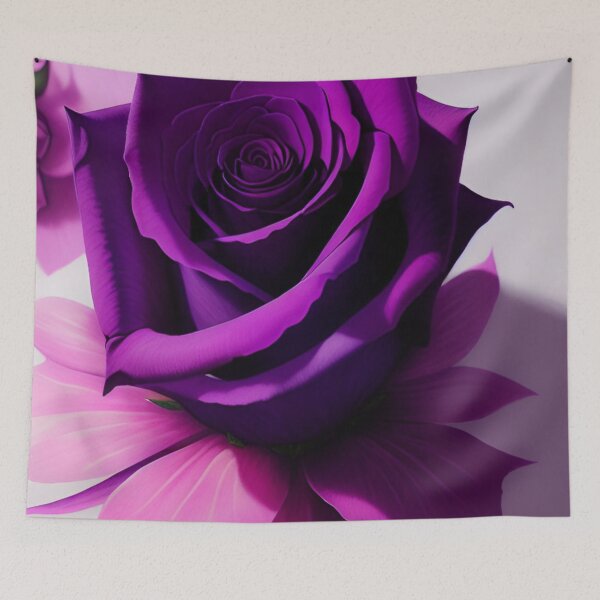 Item preview, Purple Rose Chiaroscuro designed and sold by ~.
