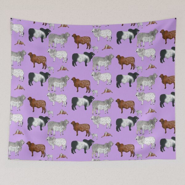 Item preview, Brahman Cattle Purple designed and sold by Ashley Gagnon.