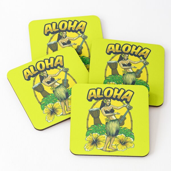 Item preview,  cute hawaiian girl dancing hula designed and sold by Pukon87 shop.