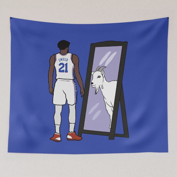 Item preview, Joel Embiid Mirror GOAT designed and sold by RatTrapTees.