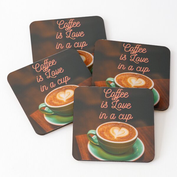 Item preview, Coffee is Love in a cup designed and sold by JLSTFast.