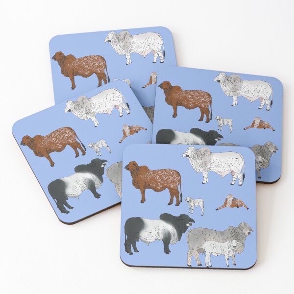 Item preview, Brahman Cattle Blue designed and sold by Ashley Gagnon.