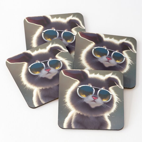 Item preview, Cool bunny rocking shades designed and sold by DopeDesign111.