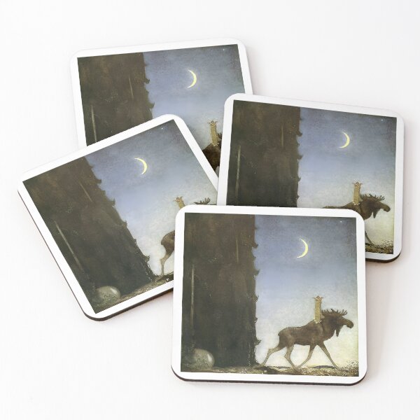 Item preview, John Bauer Jbleap the elk designed and sold by TeeARTHY.