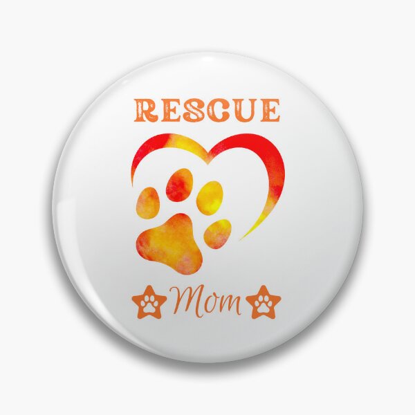 Item preview, Rescue Mom in Red and Gold designed and sold by Willow65625.
