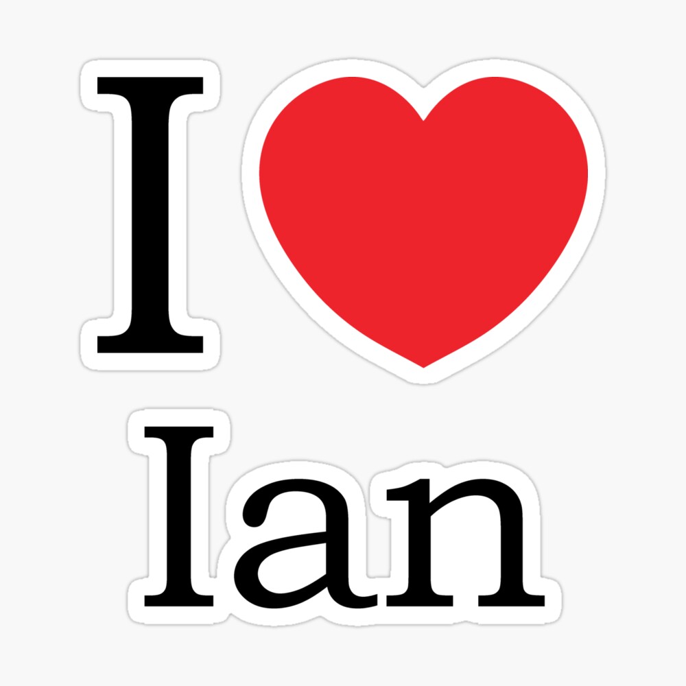 I Love Jordan - With Simple Love Heart Sticker for Sale by