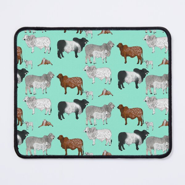 Item preview, Brahman Cattle Seafoam designed and sold by Ashley Gagnon.