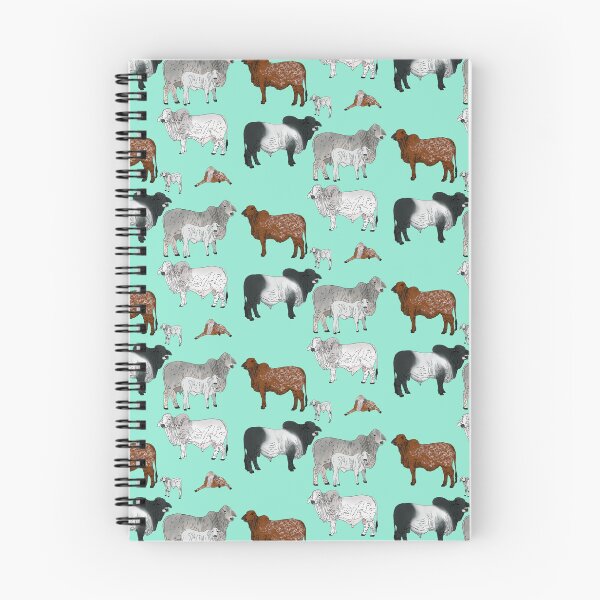 Item preview, Brahman Cattle Seafoam designed and sold by Ashley Gagnon.