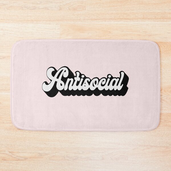 Item preview, Antisocial groovy lettering design perfect cat bowl designed and sold by julexy.