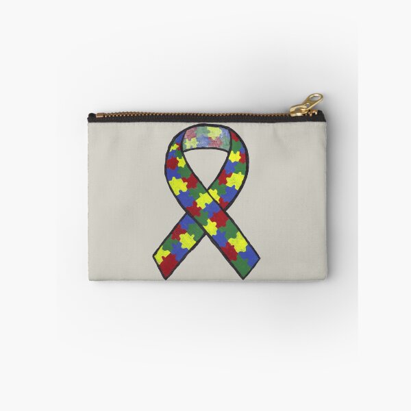 Item preview, Autism Awareness Puzzle Piece Ribbon designed and sold by paintedkat.