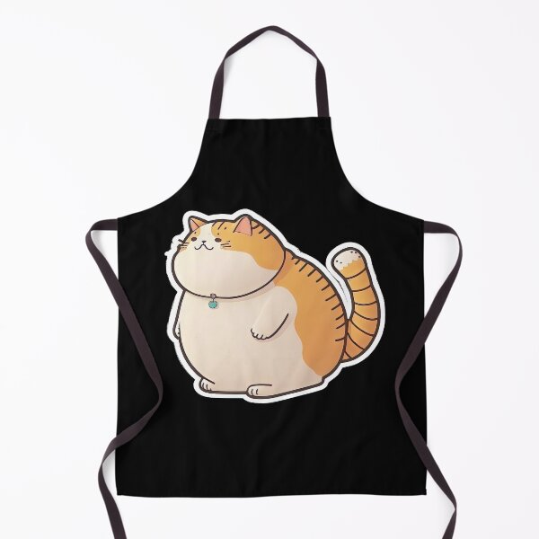 Item preview, Fat Cat Funny Cartoon Anime Style Animals designed and sold by AnimalArtPhotos.