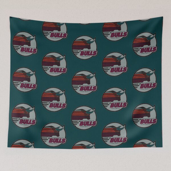 Item preview, Jacksonville Bulls  United States Football League (USFL) Vintage Logo       designed and sold by GoldenInkjetz.