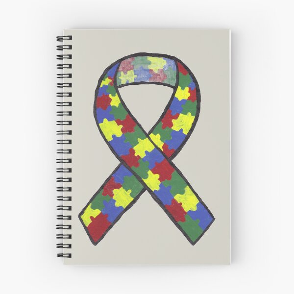Item preview, Autism Awareness Puzzle Piece Ribbon designed and sold by paintedkat.