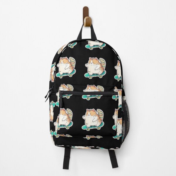 Item preview, Cat Skateboarding Cute Cartoon Anime Style Kitten designed and sold by AnimalArtPhotos.