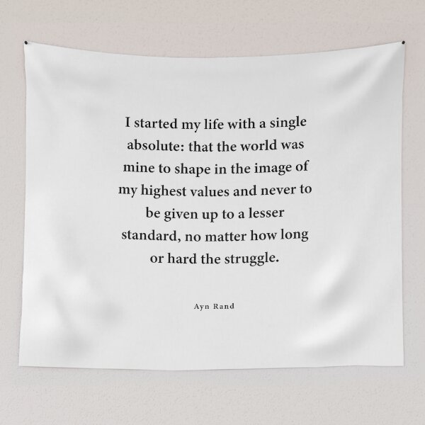 Item preview, Ayn Rand I started my life with a single absolute designed and sold by corbrand.