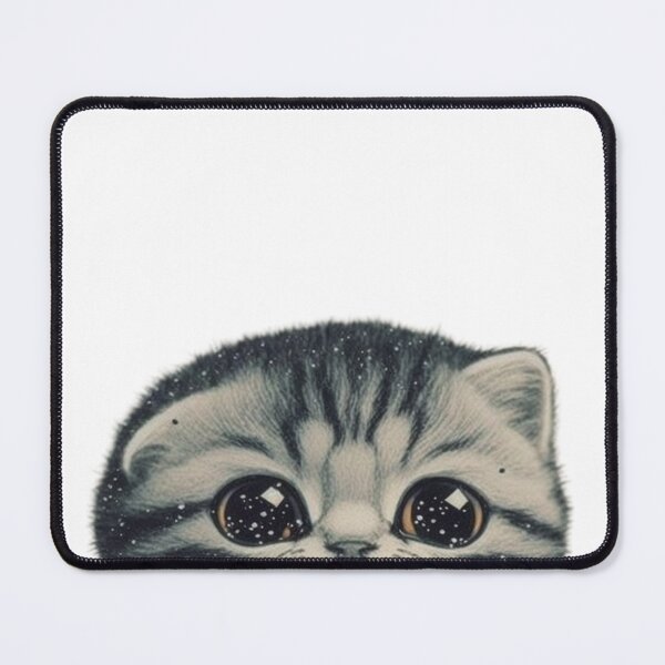 Item preview,  Peek-a-Boo Scottish Fold Cat - Anime Peeker Sticker designed and sold by Star_.