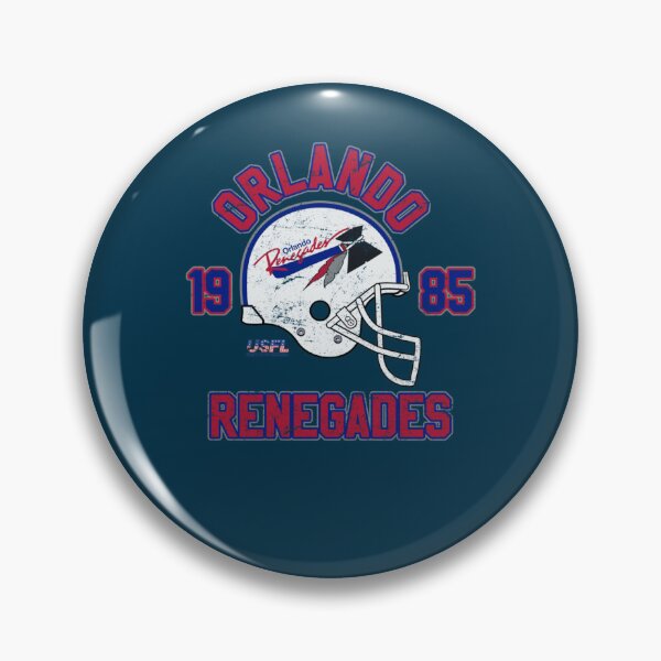 Item preview, Distressed Orlando Renegades Helmet  designed and sold by GoldenInkjetz.