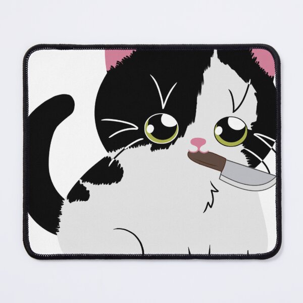 Item preview, Small piebald cat knife holder designed and sold by GoopyCat.
