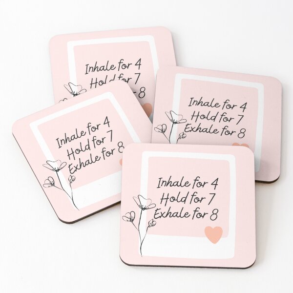 Item preview, Inhale for 4 Hold for 7 Exhale for 8 l Pink designed and sold by GabbyC03.