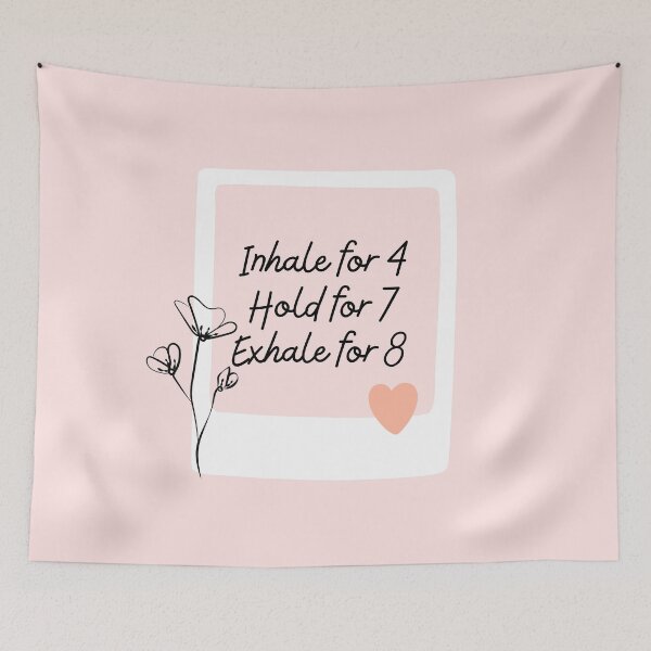 Item preview, Inhale for 4 Hold for 7 Exhale for 8 l Pink designed and sold by GabbyC03.