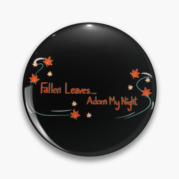 Item preview, Kazuha Fallen Leaves Quote designed and sold by KittiesNMitties.