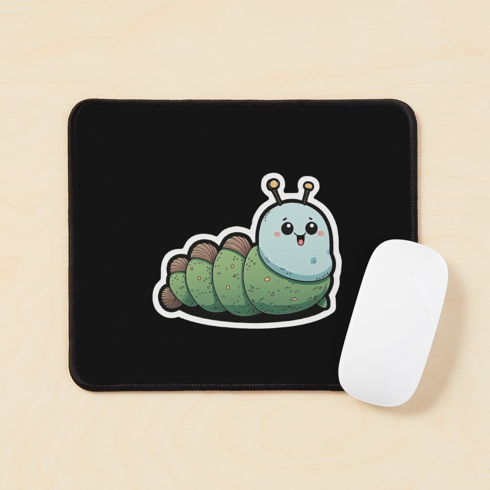 Cutest Caterpillar Very Happy Cartoon Anime Insect