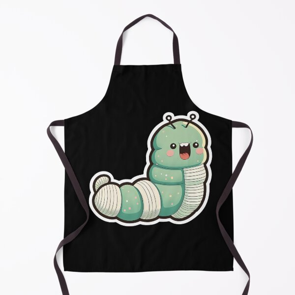 Item preview, Very Cute Caterpillar Very Happy Cartoon Anime Insect designed and sold by AnimalArtPhotos.