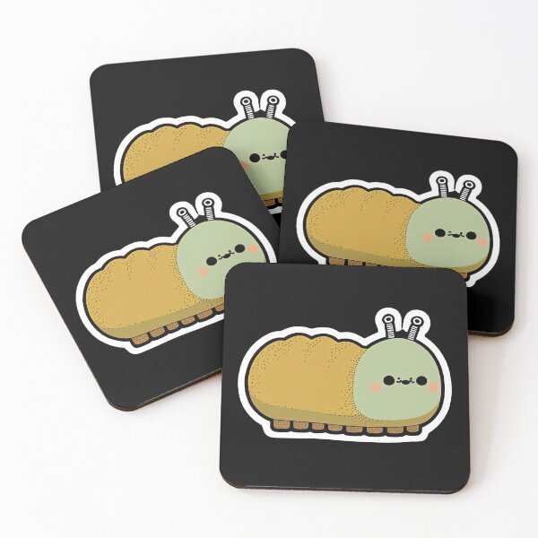 Item preview, Cutest Caterpillar Very Happy Cartoon Anime Insect designed and sold by AnimalArtPhotos.