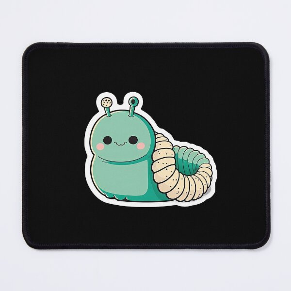 Item preview, Cartoon Caterpillar Very Happy Cartoon Anime Insect designed and sold by AnimalArtPhotos.