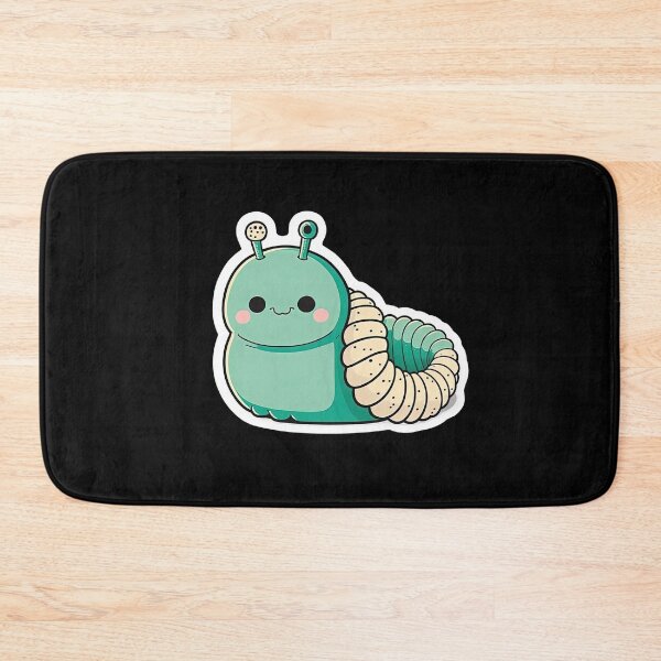 Item preview, Cartoon Caterpillar Very Happy Cartoon Anime Insect designed and sold by AnimalArtPhotos.