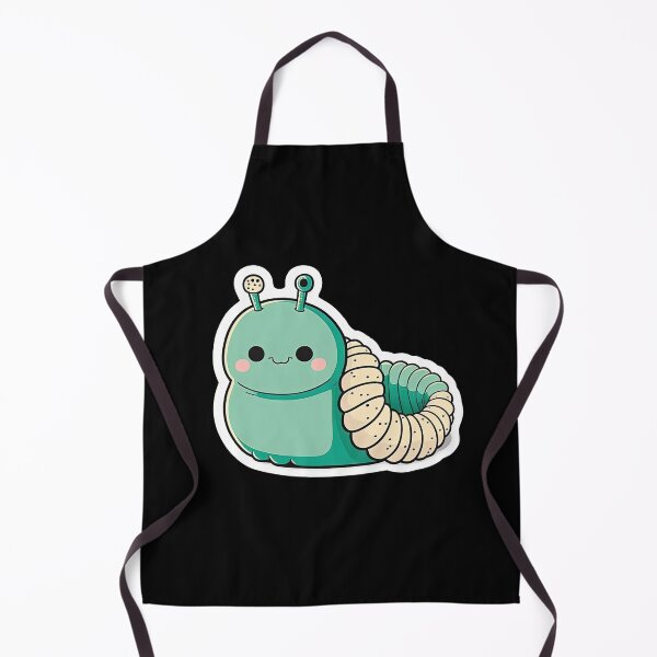 Item preview, Cartoon Caterpillar Very Happy Cartoon Anime Insect designed and sold by AnimalArtPhotos.