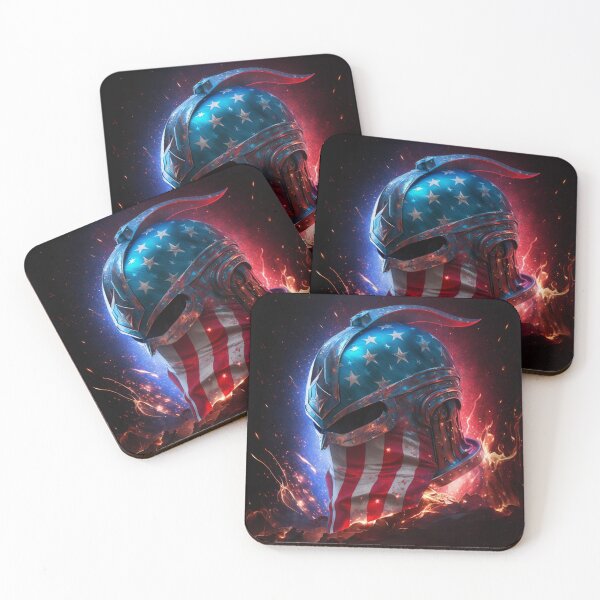 Item preview, Spartan Helm American Flag Art designed and sold by Jades-Corner.
