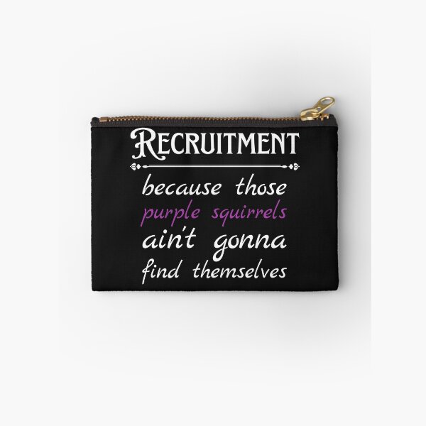 Item preview, Funny Recruiter Definition Purple Squirrel designed and sold by Recruiter-Love.