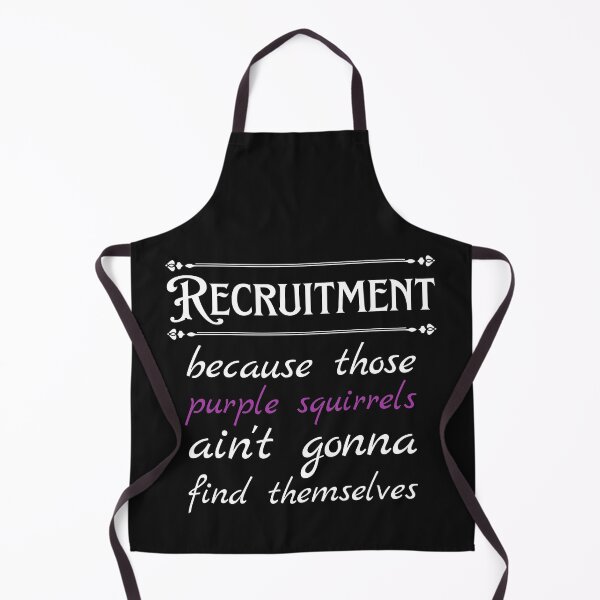 Item preview, Funny Recruiter Definition Purple Squirrel designed and sold by Recruiter-Love.