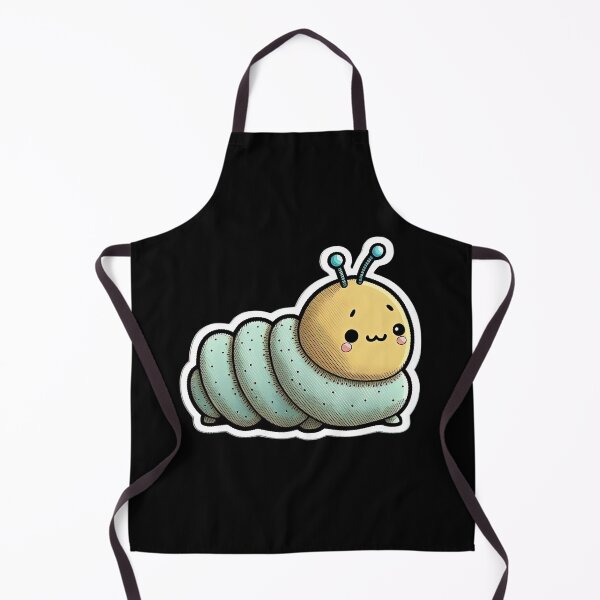 Item preview, Cartoon Caterpillar Very Happy Cartoon Anime Insect designed and sold by AnimalArtPhotos.
