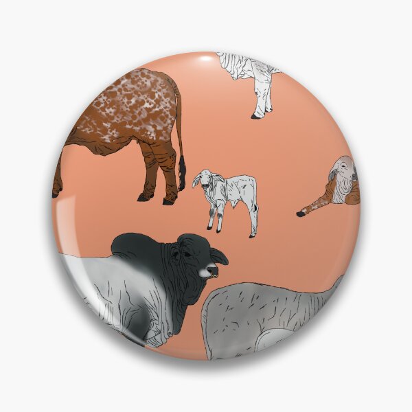 Item preview, Brahman Cattle Peach designed and sold by Ashley Gagnon.