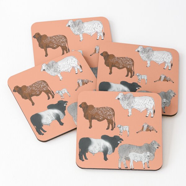 Item preview, Brahman Cattle Peach designed and sold by Ashley Gagnon.