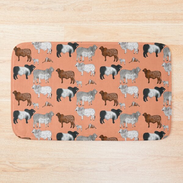 Item preview, Brahman Cattle Peach designed and sold by Ashley Gagnon.
