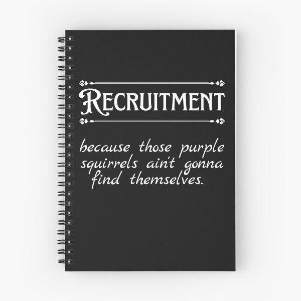 Item preview, Funny Recruiter Definition Purple Squirrel designed and sold by Recruiter-Love.
