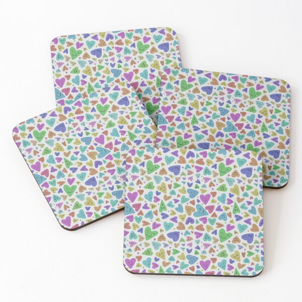 Item preview, Patrón de corazones lindos designed and sold by laurenislorem.