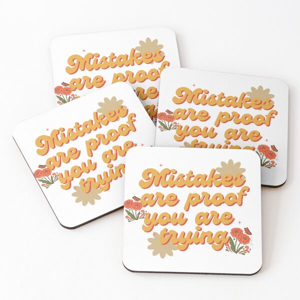 Item preview, Mistakes are proof you are trying  designed and sold by Handdrawnbyzoe.