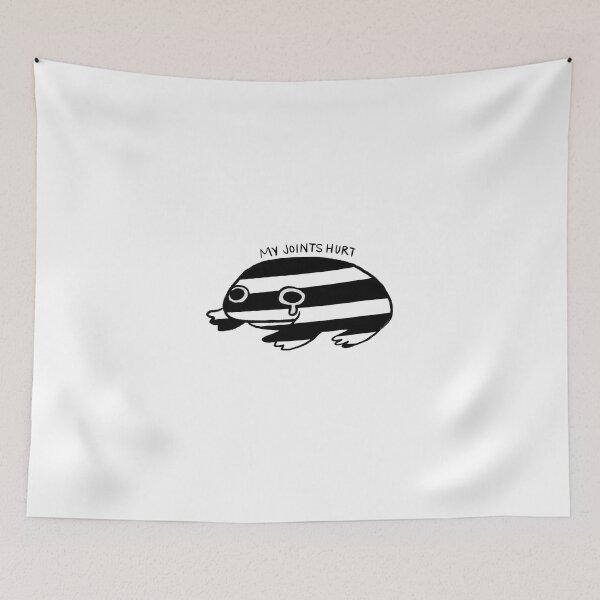 Item preview, My Joints Hurts | Crying Black and White Frog designed and sold by iristocat.